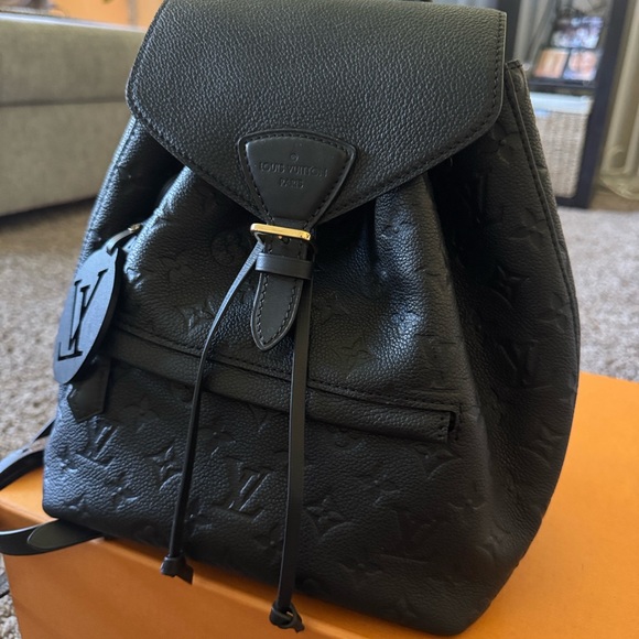 Louis Vuitton Montsouris Black Backpack - Picture 1 of 4